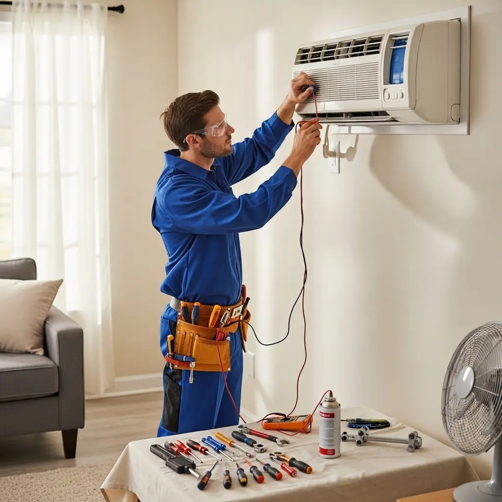 Selendi Aeg Aeg klima gaz dolumu ve bakım – Enerji verimliliği artırıldı. - Teknik servis örneği